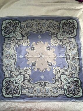 Lavender Paisley Square Scarf - Women's Accessory